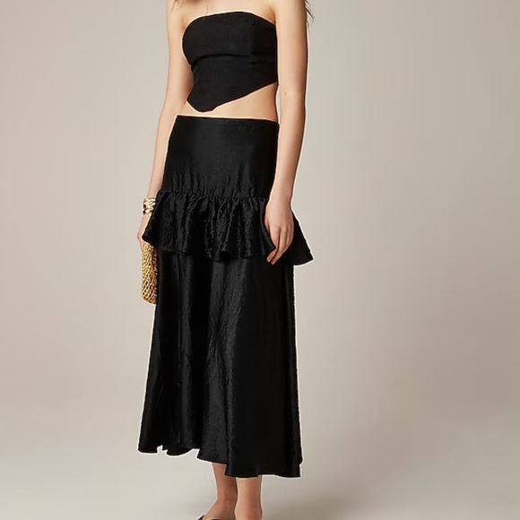 J. Crew Dresses & Skirts - J.Crew Collection ruffle-tier midi skirt (size 2)